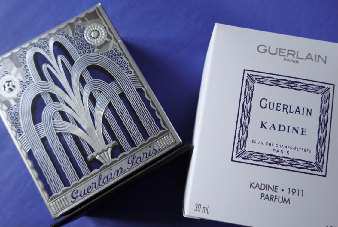 Kadine Guerlain boite blanche et bleu